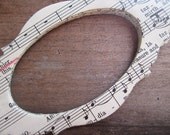Vintage Music paper frame die cuts (9) 5in x 2.5in