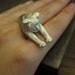Lazy Cat Ring (White)