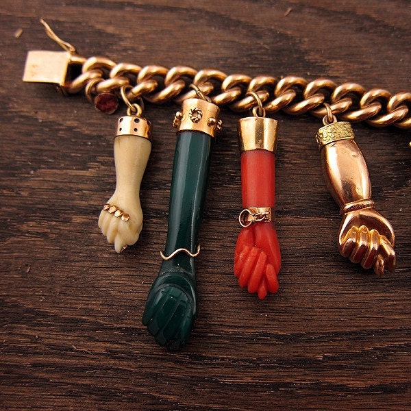 Gold Figa Charm Bracelet