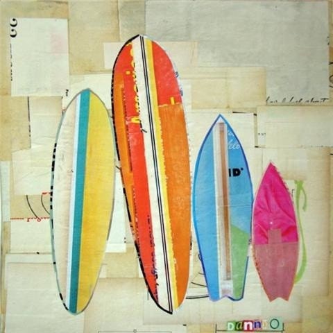 Surf Board Collage