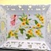 Ornate yellow floral - (Just Believe) Fairy - wood tray