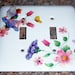 Pixie steel double lightswitch cover - swarovski crystals