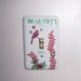 Beautiful bird floral steel single light switch cover - swarovski crystals