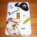 Pirate themed steel single lightswitch cover