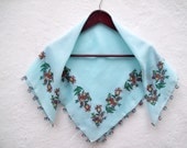 Handmade Traditional Turkish Fabric Scarf-Crochet Oya