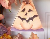 XL Festive Fall Autumn Pumpkin Chime Holiday Home Classic Wreath