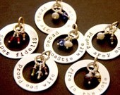 Custom Sterling Silver Hand Stamped Military Pride Necklace