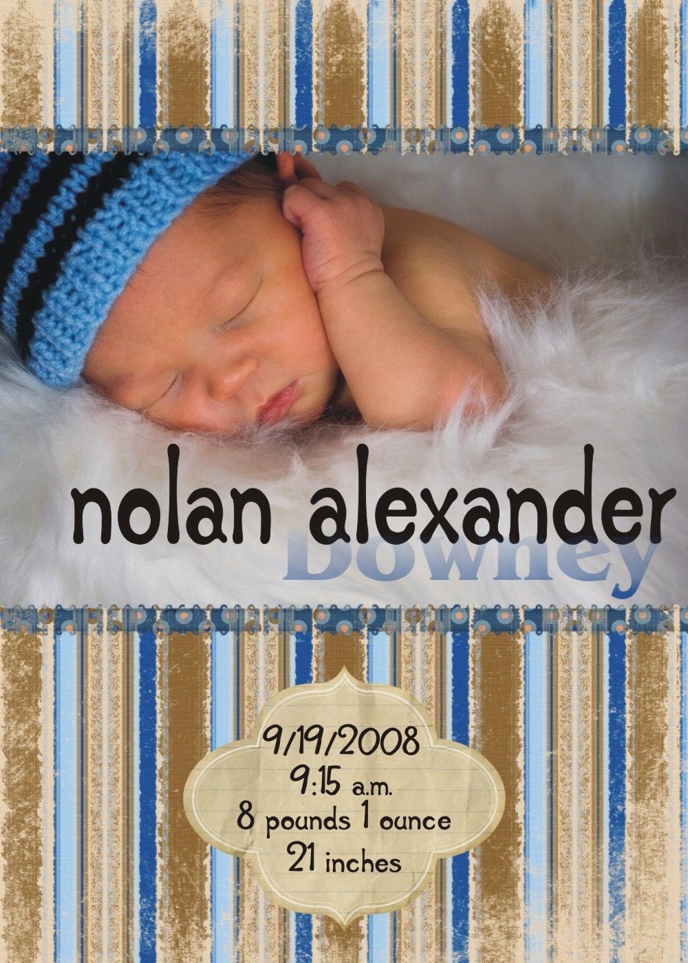 Photo Birth Announcement