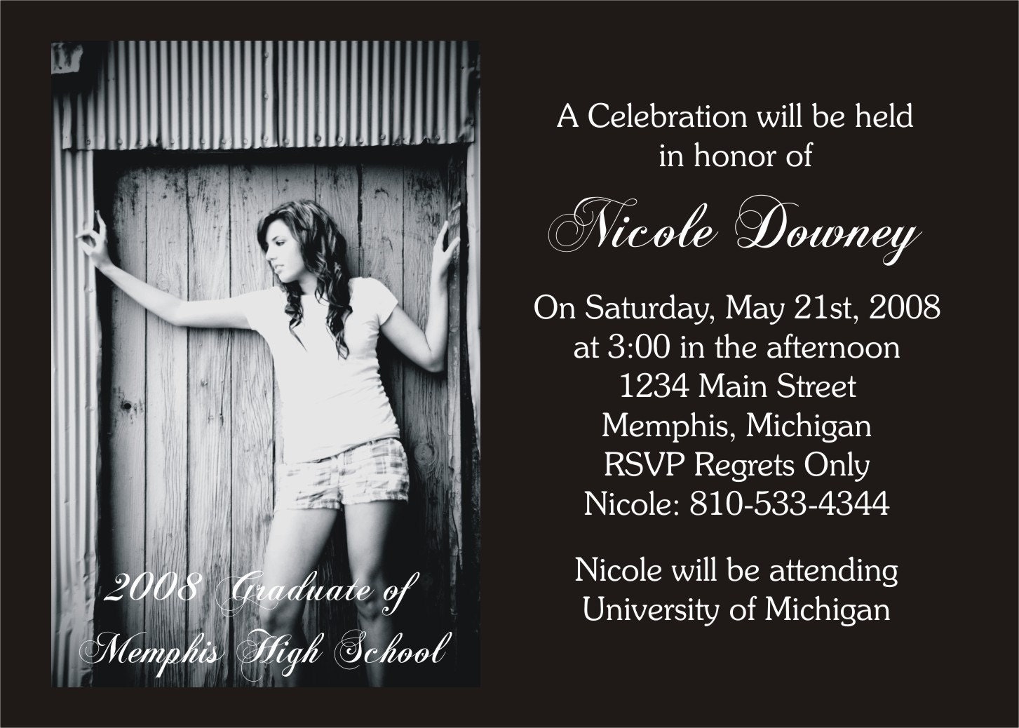 Graduation Announcement