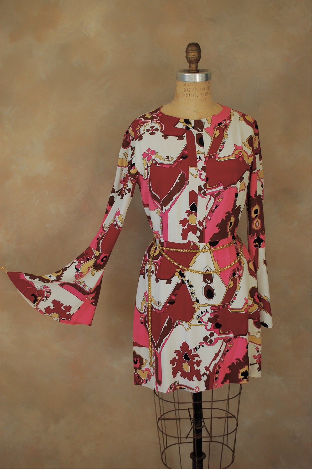 Vintage 1960s cocktail dress - Medium
