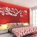 Flying Flowers Ivy 72inch----Removable Graphic Art wall decals stickers home decor