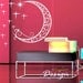 stars and moon 24by23inches-----Removable Graphic Art wall decals stickers home decor