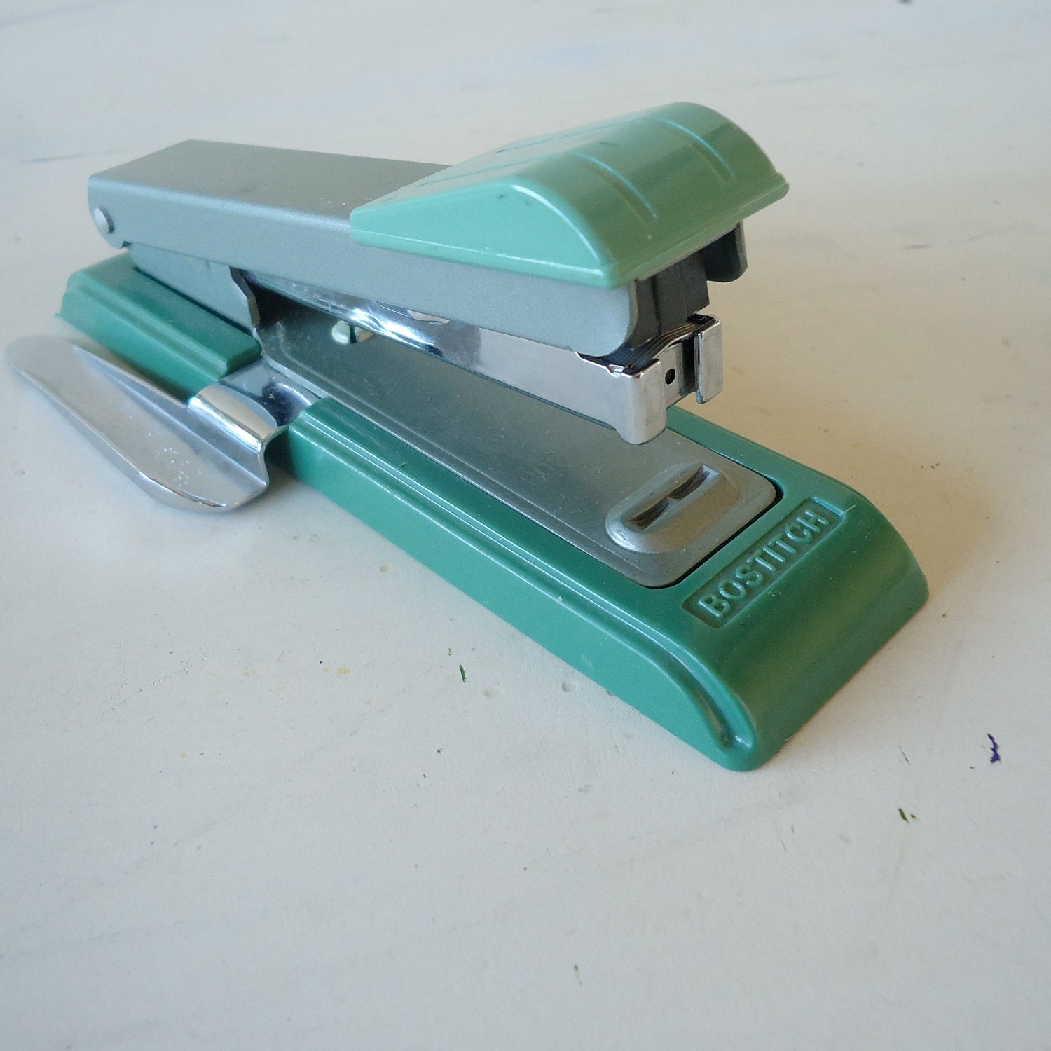 vintage stapler with staple remover bostitch by JennyandPearl