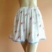 womens sailboat skirt // upcycled sailboat themed fabric