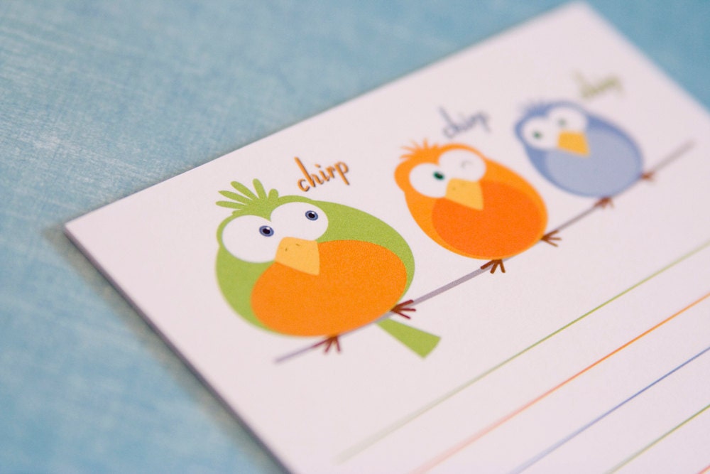 Chirp - A5 Letter Set