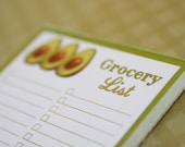 Avocado Grocery List - Magnetic Notepad and Pen Set