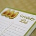 Avocado Grocery List - Magnetic Notepad and Pen Set