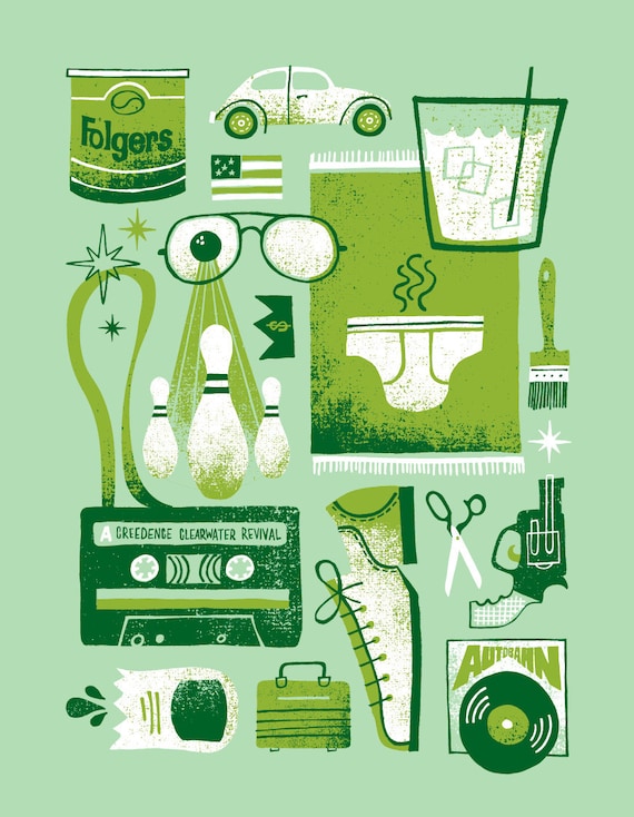Big Lebowski "What do you do for Recreation" Print