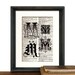 Letter M Monogrammed Gift Personalized Initial Print Vintage Book Page - Beautifully Matted Fathers Day Gift Present Home Office Decor
