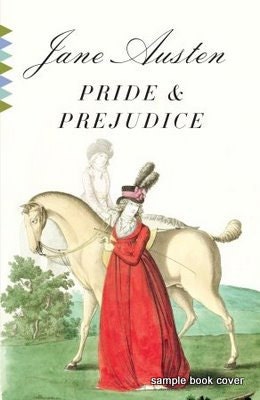 Jane Austen Reading Print Pride and Prejudice Vintage Book Page - Beautifully Matted Graduation Fathers Day Gift Present Home Office Decor