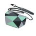 Geometric Triangle Necklace Mint