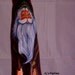 tole painting of old world santa claus on a cypress knee at Etsy.com