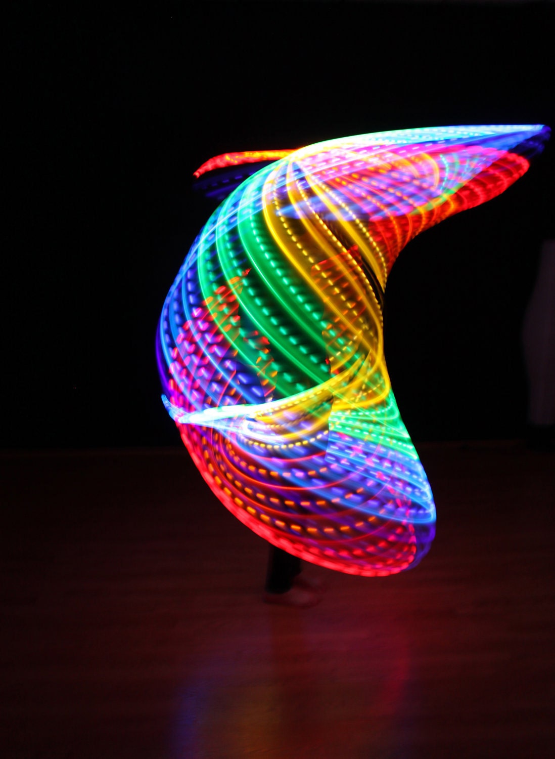 Rechargeable Double Chakra LED Hula Hoop (2 Circuits)
