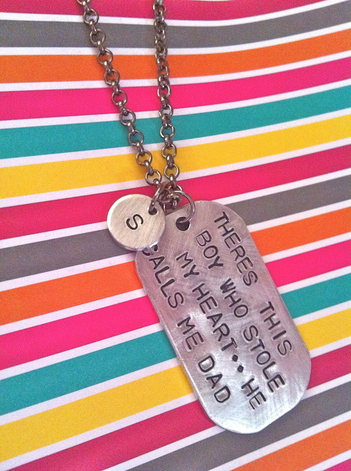 Custom Listing For Lisa...NEW-Theres This boy/girl who stole my heart he/she calls me DAD