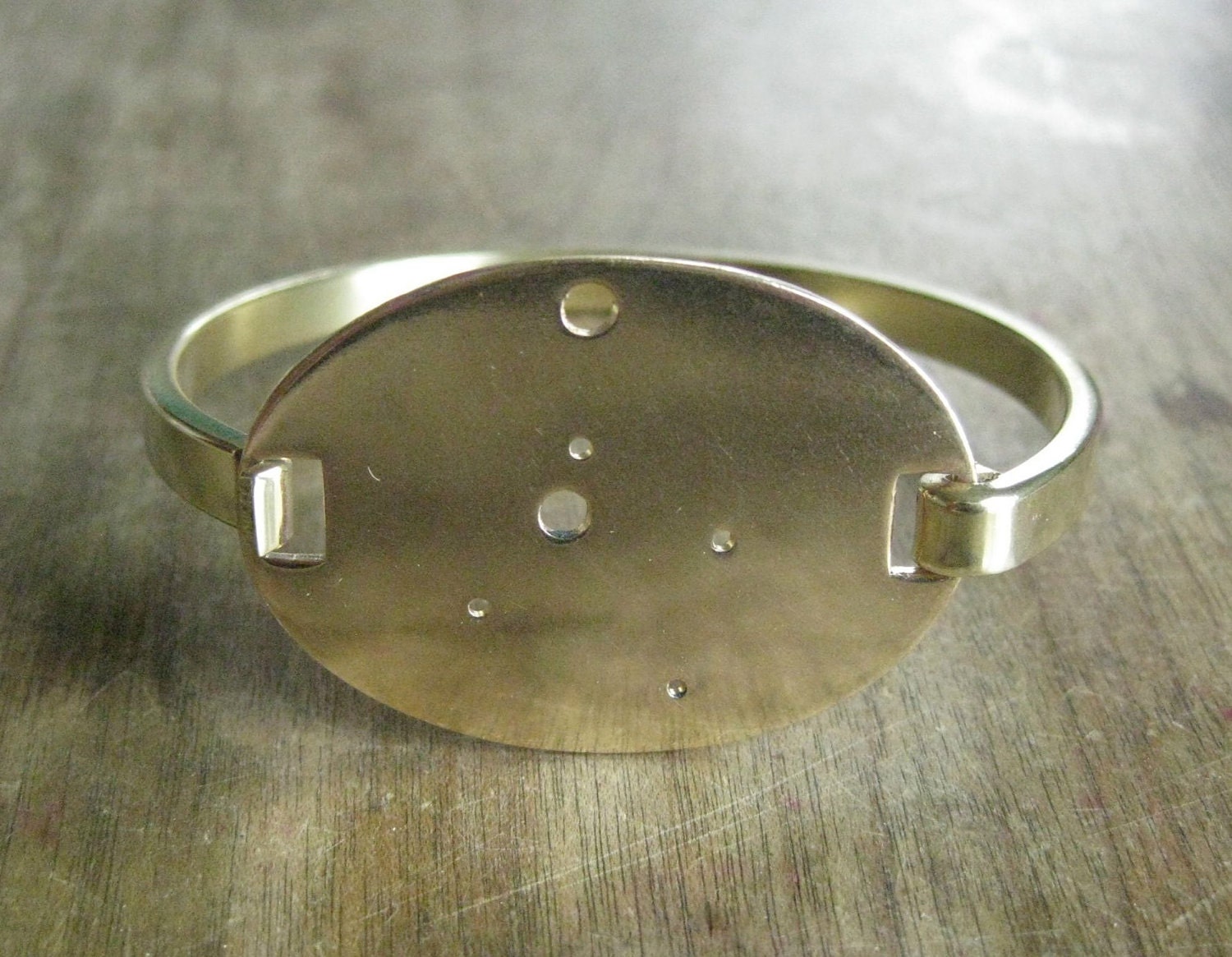 Cancer Brass Constellation Bracelet