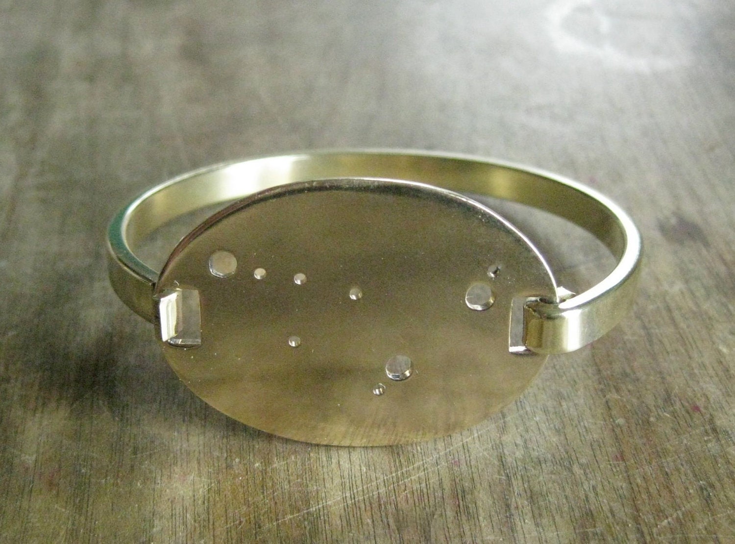 Capricorn Brass Constellation Bracelet
