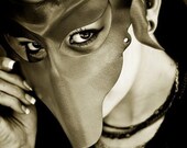 Red Baphomet Goat Leather Mask by Nokturnel Eclipse Satanic Art Lucifer Halloween Costume Masquerade Ball Mask