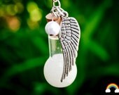 One Winged Angel- Final Fantasy Inspired Necklace- Flask Edition
