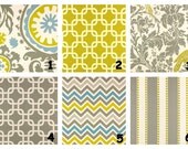 Accent Pillows Your CHOICE Mix & Match TRIO Decorative Pillow Covers grey 16 inch gray, citrine, natural SUZANI 16"
