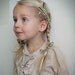 Felt Butterfly hair Clip . little girl hair clip. Petite Papillon in Sage, Wine & Vanilla . christmas hair clips . holiday fashion. sage .