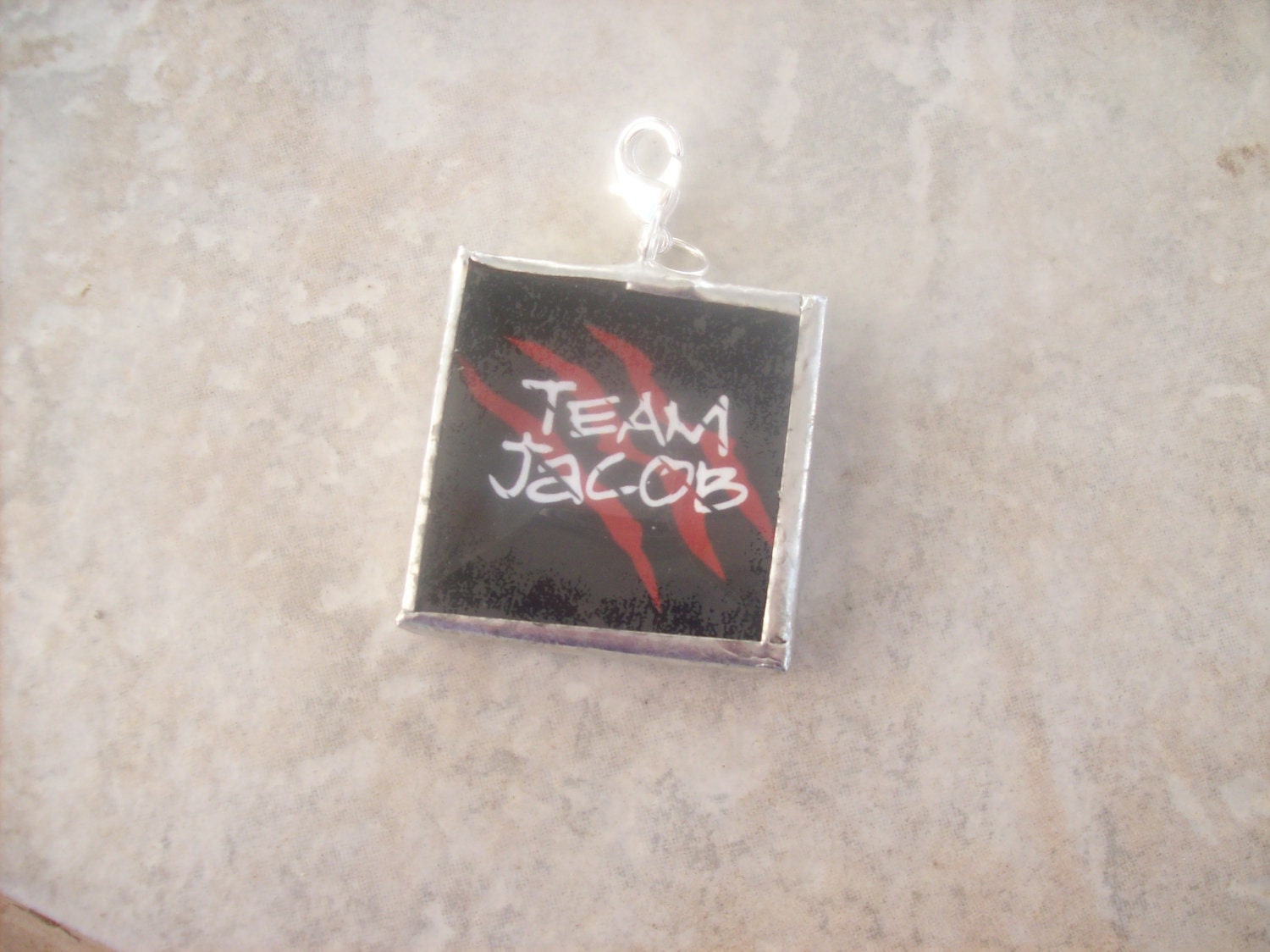 Team Jacob Charm