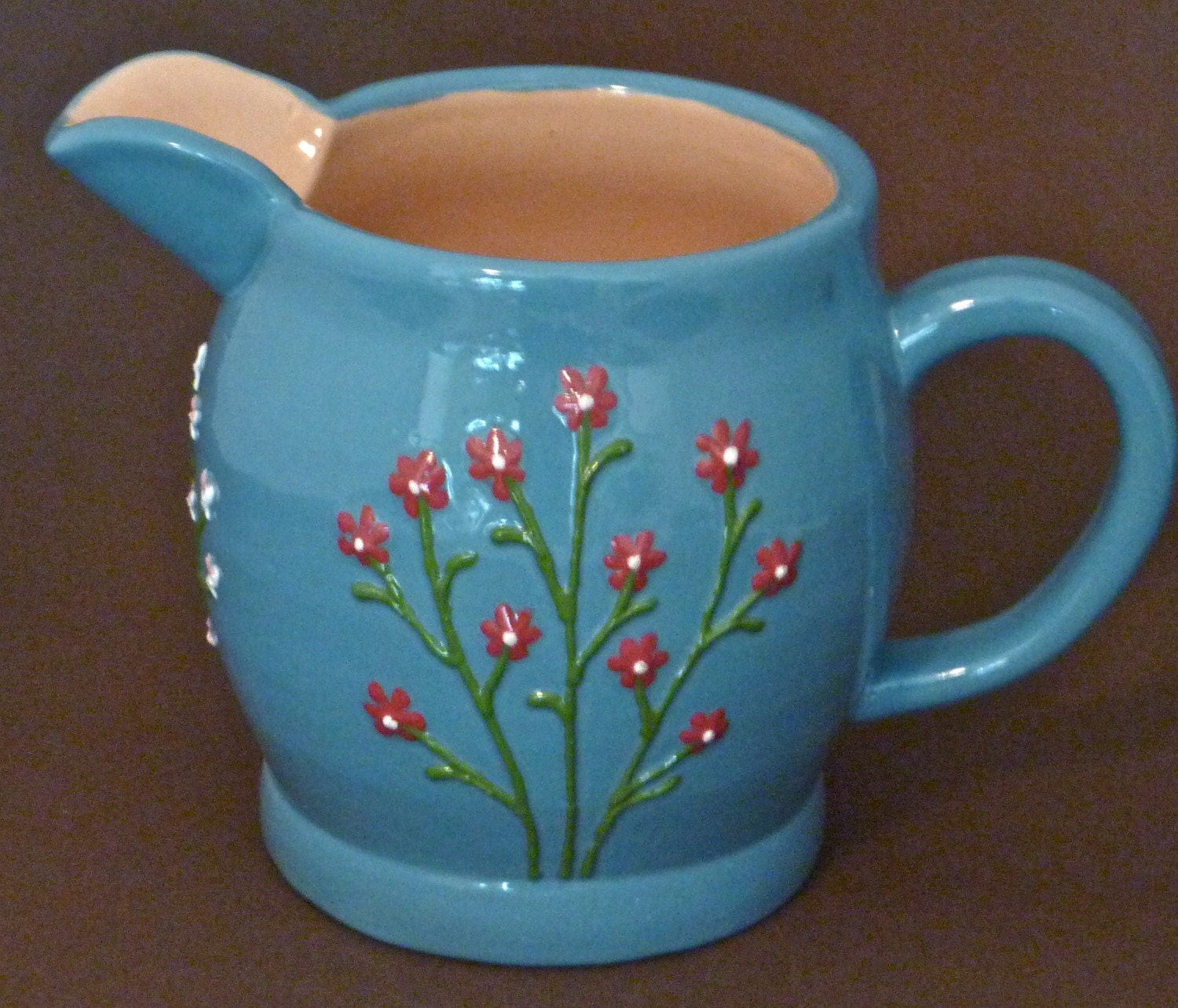 Flowered pitcher
