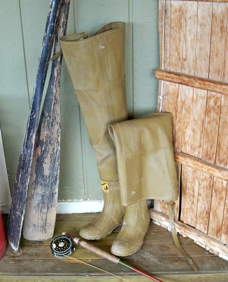 Vintage Fishing Waders  "Great for Lodge or Outdoor-Themed Decor"