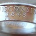 2004 Wisconsin State Quarter Coin Ring in a size 7 1/2