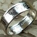 2001 Silver North Carolina State Quarter Coin Ring in a size 8 (90 Percent Silver)