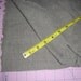Vintage light weight Grey Wool Flannel fabric 44 in wide by 33 in long