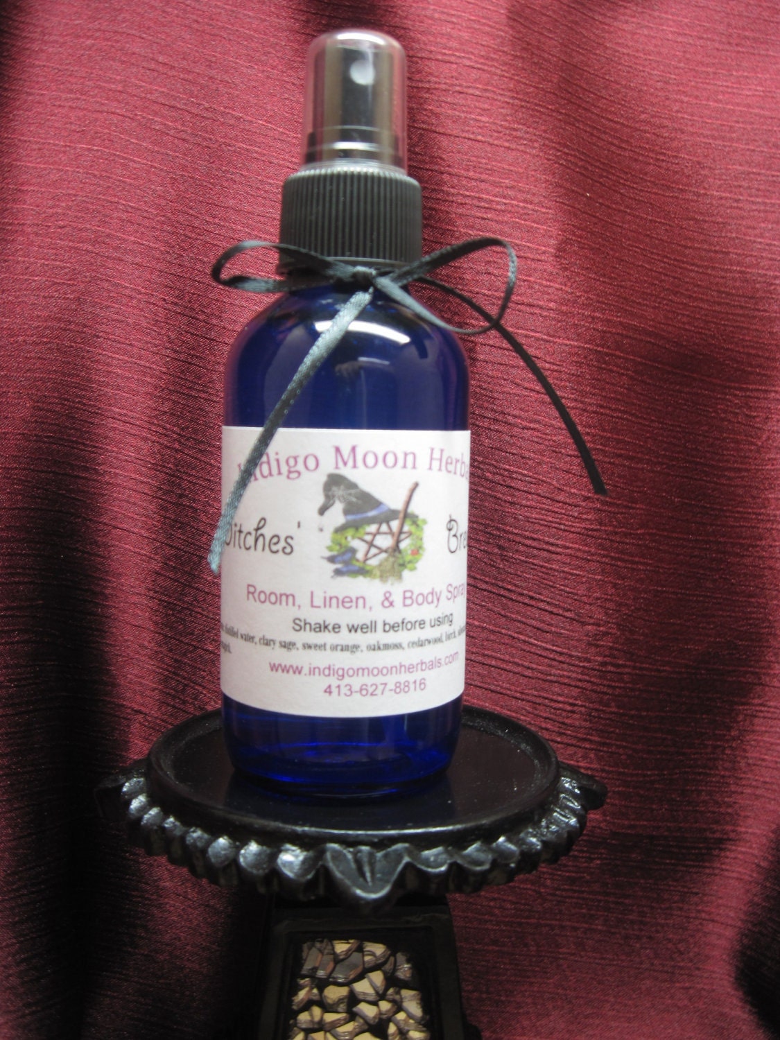 Witches' Brew Aromatherapy Spray 4 oz. ( Samhain, Halloween, Witch, Druid, Pagan, Wicca, Wiccan )