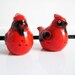 Red Cardinal Salt and Pepper Shakers