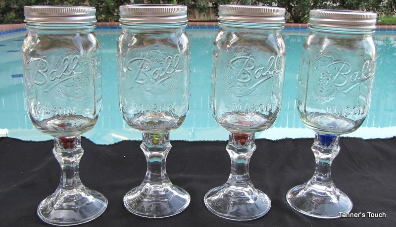 4 Redneck Wine Glasses: Redneck Wine Glass