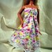 Handmade Barbie Clothes Doll Pajamas Nightgown & Robe Style 1 White Floral