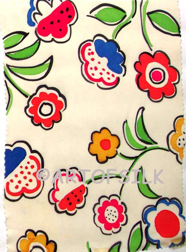 floral textile design