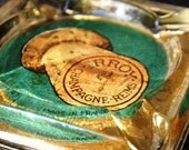 Champagne Irroy. Vintage collectible advertising French ashtray.