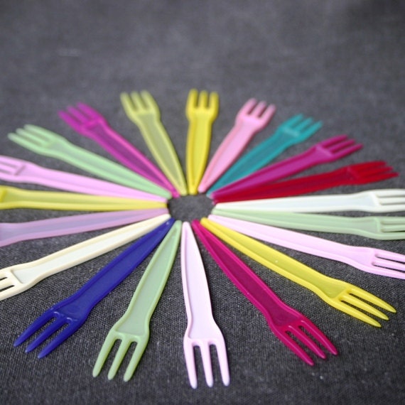 Take a fork. Pick your color. Let's party. Fab carnival collection.