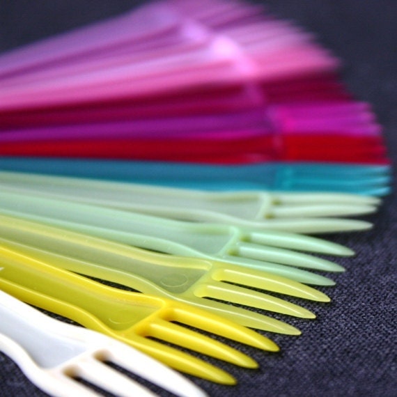 Take a fork. Pick your color. Let's party. Fab carnival collection.