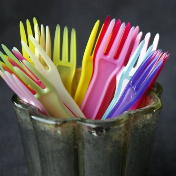 Take a fork. Pick your color. Let's party. Fab carnival collection.