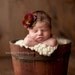 Red Artichoke Garden Flower Headband